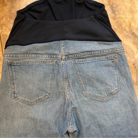 Madewell Maternity Over-the-Belly Perfect Vintage Jeans in Coney Wash Size 26 - Picture 10 of 12
